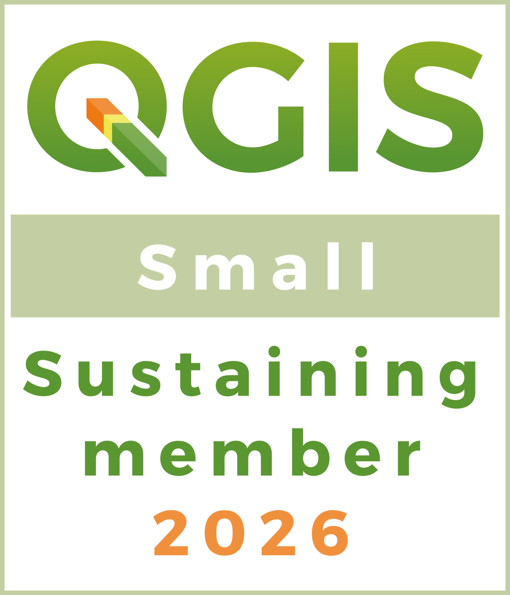 Julie's Data is the QGIS sustaining member (small membership) from Ukraine
