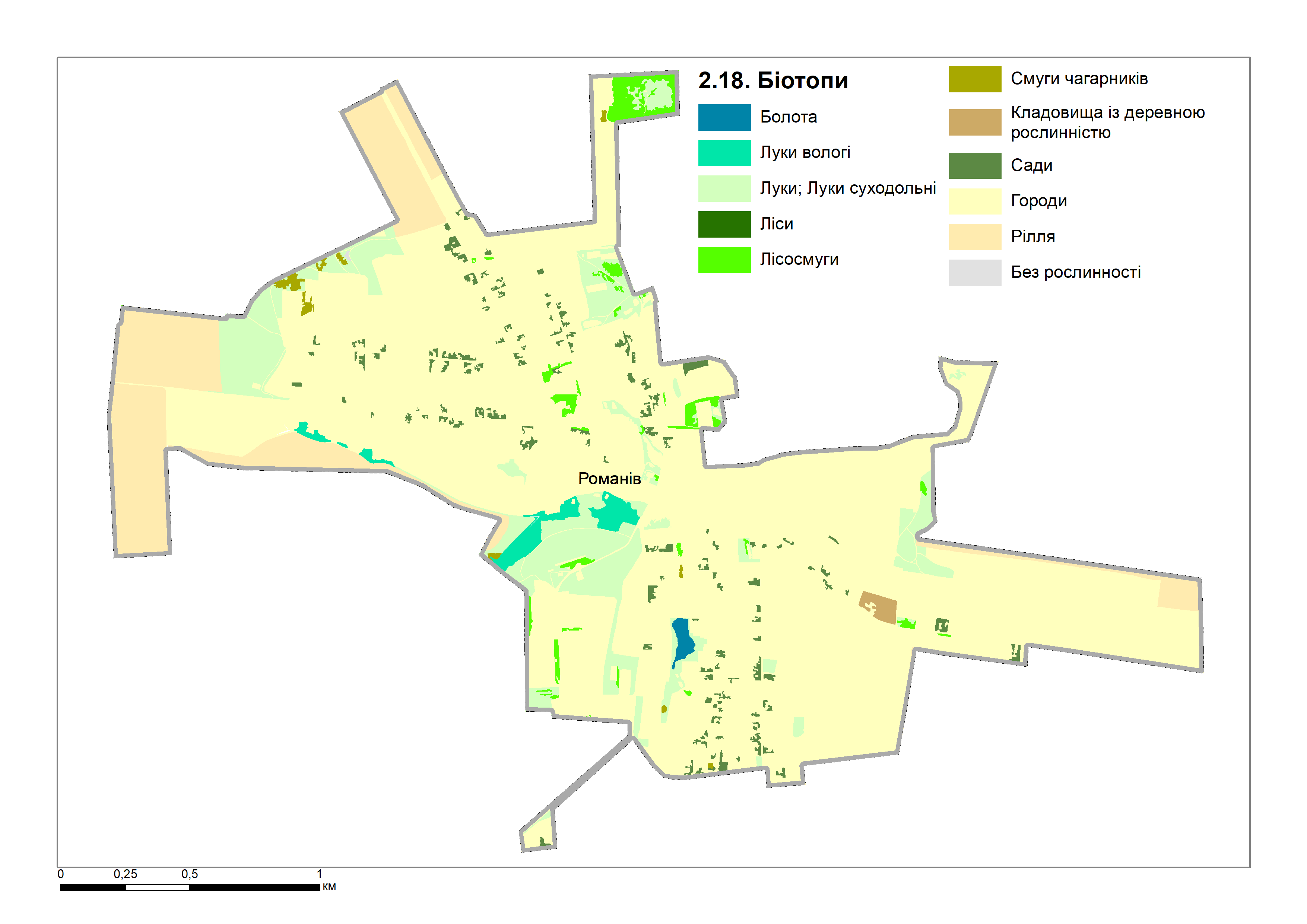 Біотопи с. Романів