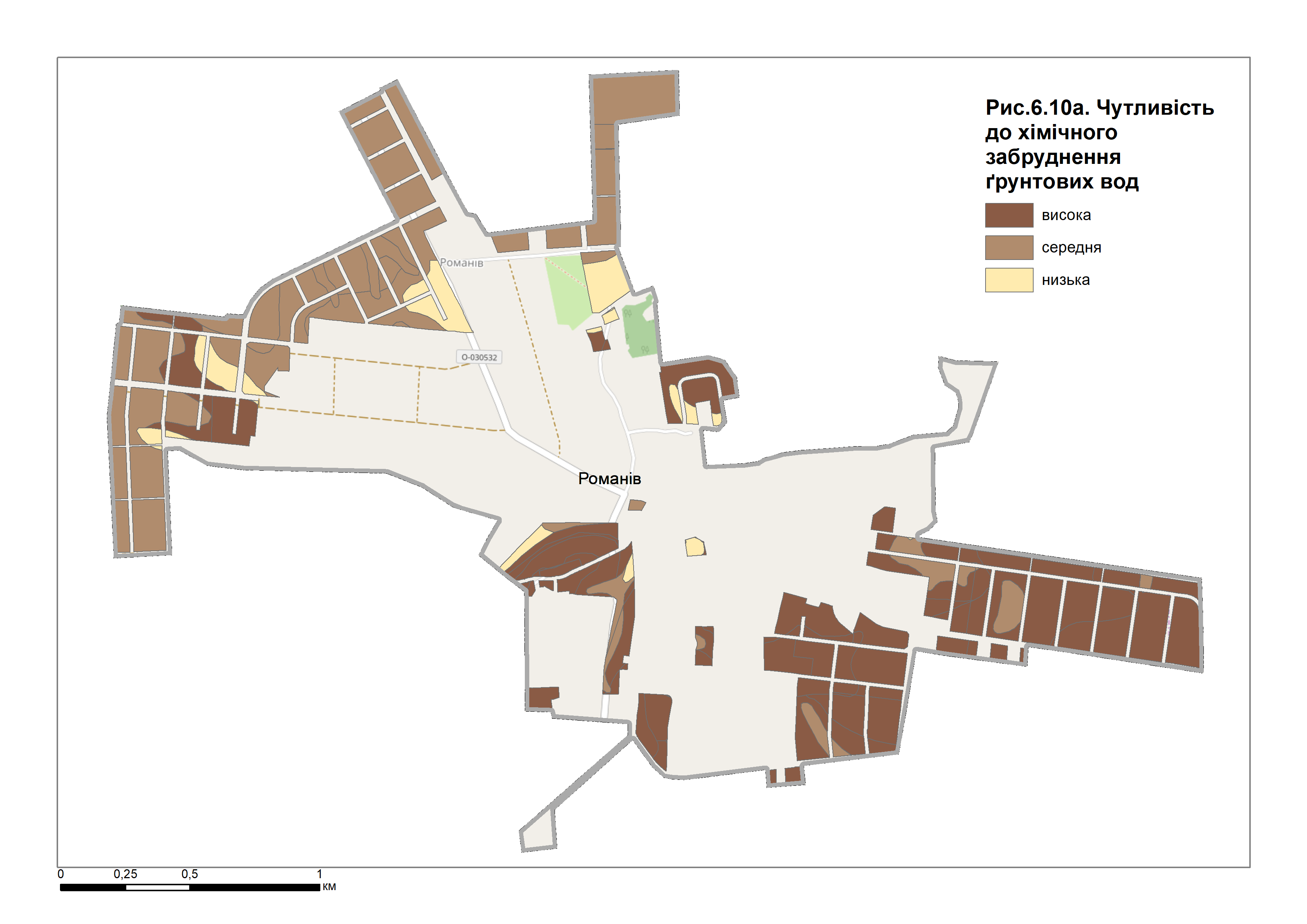 Чутдивість до хімічсного забруднення грунтових вод