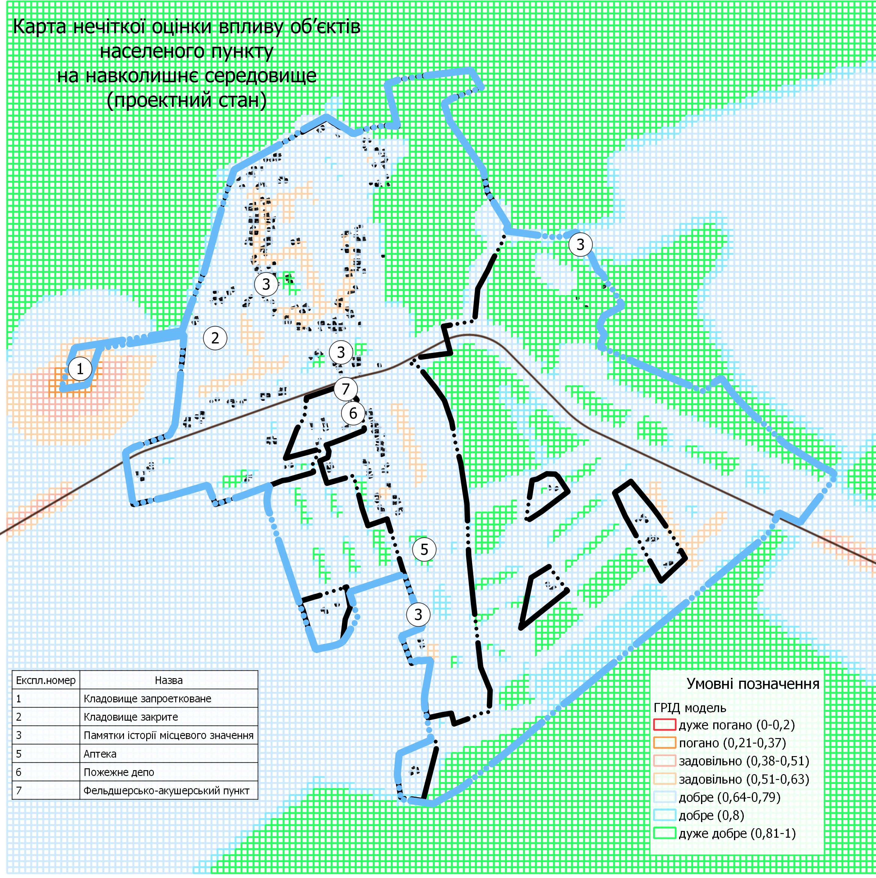 Карта нечіткої оцінки впливу (проектний стан)